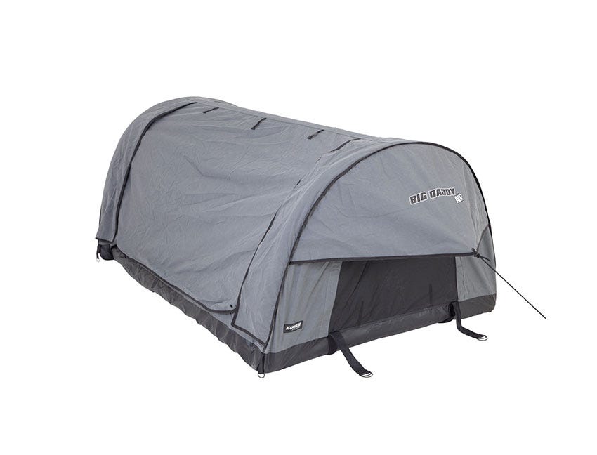 Kings Plus Big Daddy Air Double Inflatable Swag | Air Poles| Premium Canvas | Sleeps 2 People