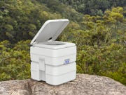 Kings 20L Portable Camping Toilet | Flushable | Double-Sealed | Hygenic | Portable