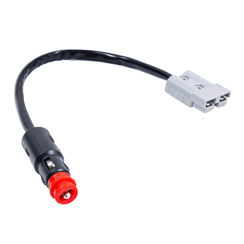 Kings Quick-Connect to Cigarette Plug Adapter | 30cm Length | 15A Fuse | Compatible w Kings Quick-Connect Range