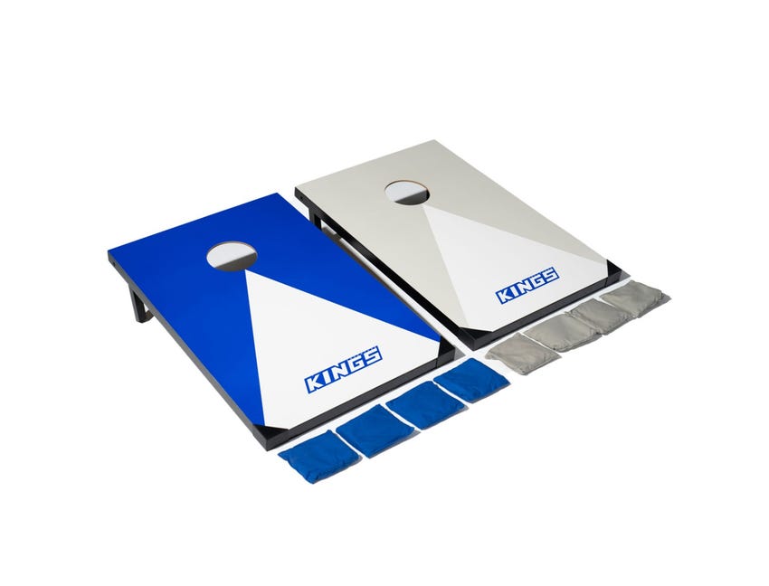 Kings Cornhole Beanbag Game | Campsite Fun Activity | 2 x Target Boards & 8 x Bean Bags | Laminated MDF | Incl. Carry Bag