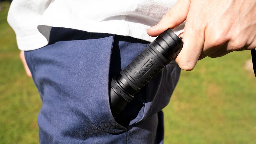 Kings Mini LED Torch | Up to 508 Lumens | Ultra Grip Technology |Slide-adjustable beam pattern | Spot or flood light