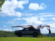 Kings Plus 270 Tourer XL Freestanding Awning | Gigantic 14.57sqm Coverage | Perfect For Large 4WDs & Camper Trailers | Powdercoated Aluminium Frame
