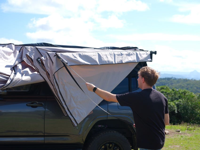 Kings Plus 270 Tourer XL Freestanding Awning | Gigantic 14.57sqm Coverage | Perfect For Large 4WDs & Camper Trailers | Powdercoated Aluminium Frame