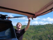 Kings Plus 270 Tourer XL Freestanding Awning | Gigantic 14.57sqm Coverage | Perfect For Large 4WDs & Camper Trailers | Powdercoated Aluminium Frame
