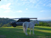Kings Plus 270 Tourer XL Freestanding Awning | Gigantic 14.57sqm Coverage | Perfect For Large 4WDs & Camper Trailers | Powdercoated Aluminium Frame