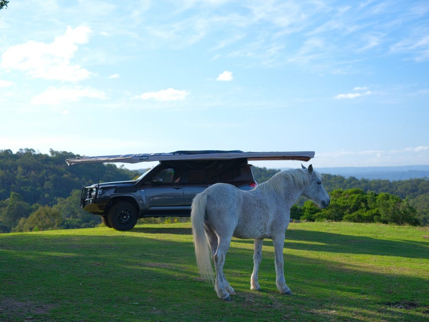 Kings Plus 270 Tourer XL Freestanding Awning | Gigantic 14.57sqm Coverage | Perfect For Large 4WDs & Camper Trailers | Powdercoated Aluminium Frame