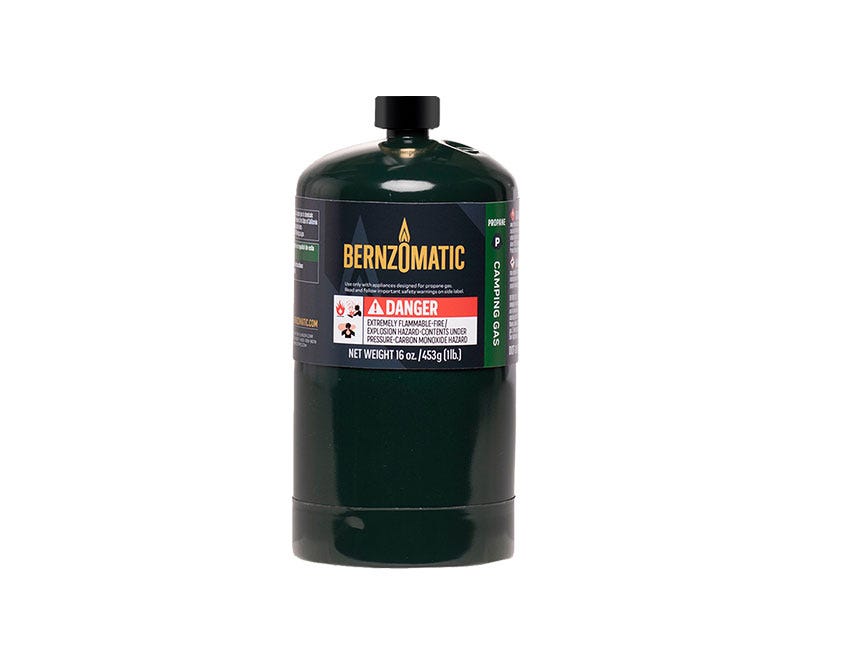 Propane Gas Cylinder 453G| Lightweight design for portability| Camping Gas | Constructed of durable steel