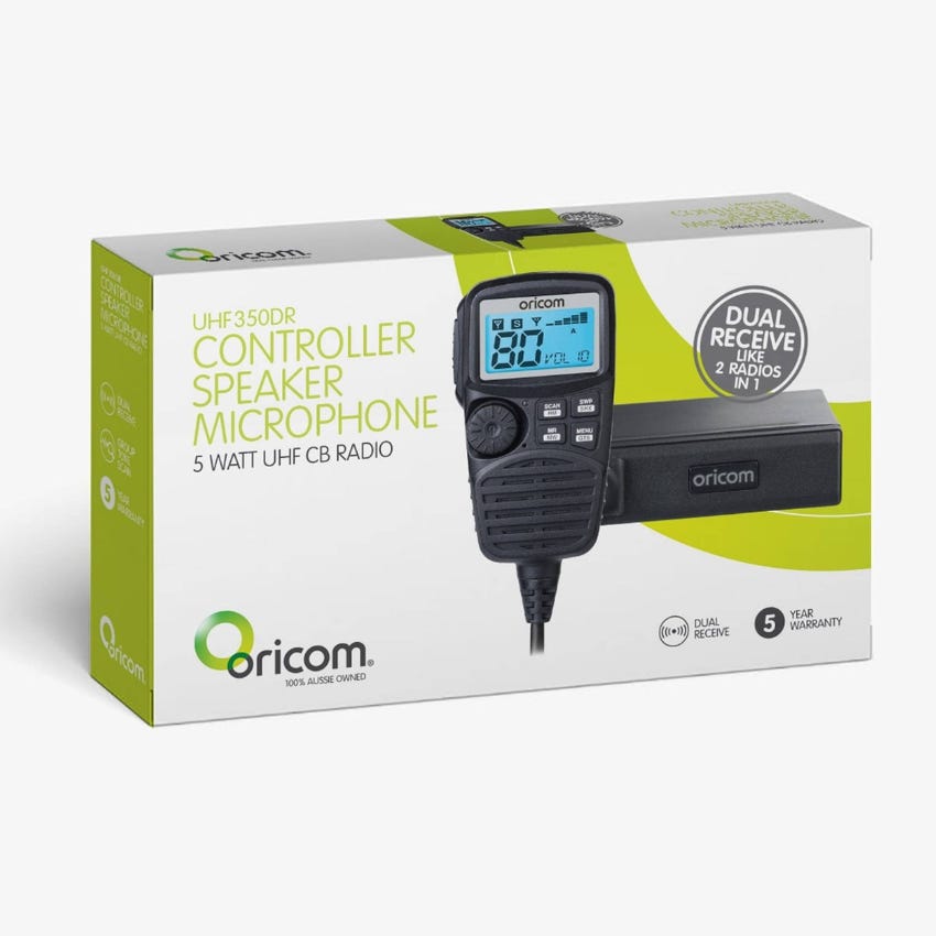 Oricom Dual Receiver UHF | IP54 | DUAL RECEIVER | 5 YEAR WARRANTY