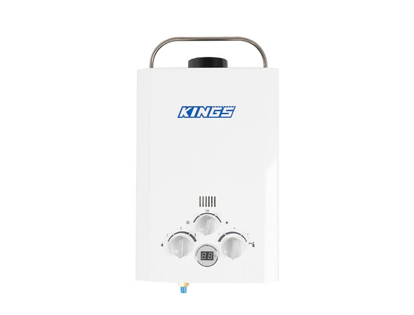 Kings Portable Gas Hot Water System | Camping Shower Water Heater | Tankless