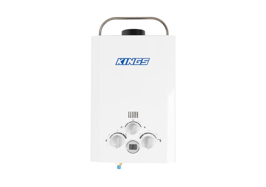 Kings Portable Gas Hot Water System | Camping Shower Water Heater | Tankless