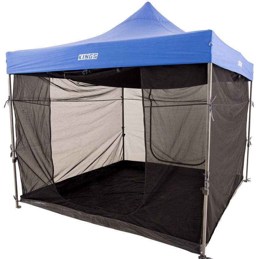 Kings 3x3m Gazebo Mosquito Net | Mozzie & Midgee Proof | Fits Most 3x3m Gazebos