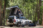 Grand Tourer Sports Lite Roof Top Tent | Lightweight Hard Shell Aluminium | Low Profile | 25 Sec Set-up