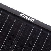 Kings 200W Fixed Solar Panel | Up to 16.67A of charge at 12V  | Grade A cells | 1.8cm Slimline Frame