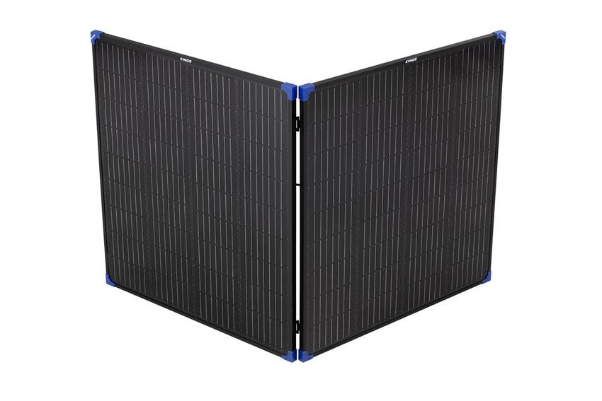 Kings 200W Folding Solar Panel |200W Output | Bi-Fold Compact Design | Quick Connect Plugs