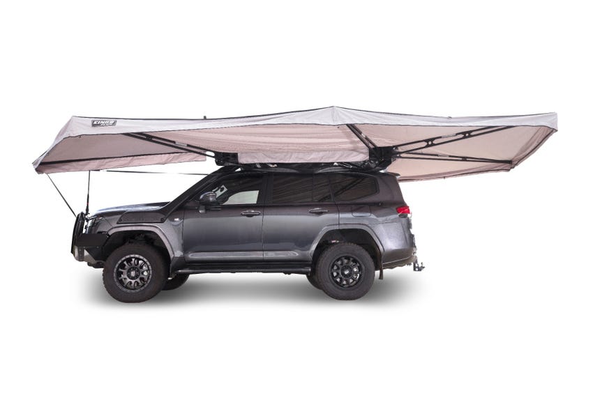 Kings Plus 270 Tourer XL Freestanding Awning | Gigantic 14.57sqm Coverage | Perfect For Large 4WDs & Camper Trailers | Powdercoated Aluminium Frame