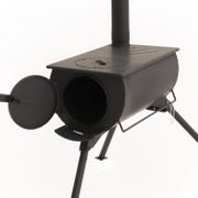 Kings Portable Camp Oven/Stove | Wood Fired BBQ | Enclosed Firepit | Packs Down For Easy Transport