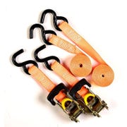 Kings 450kg Ratchet Straps | Twin-Pack | 3m Long | 1300kg Break Strength | Heavy-Duty