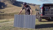 Kings 200W Folding Solar Panel |200W Output | Bi-Fold Compact Design | Quick Connect Plugs